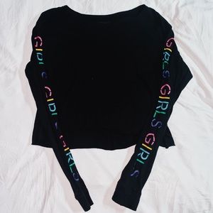 cropped long sleeve